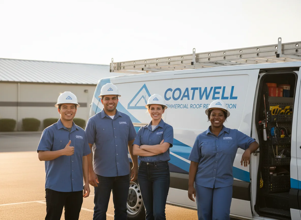 Commercial roof coating company in Vinton, IA